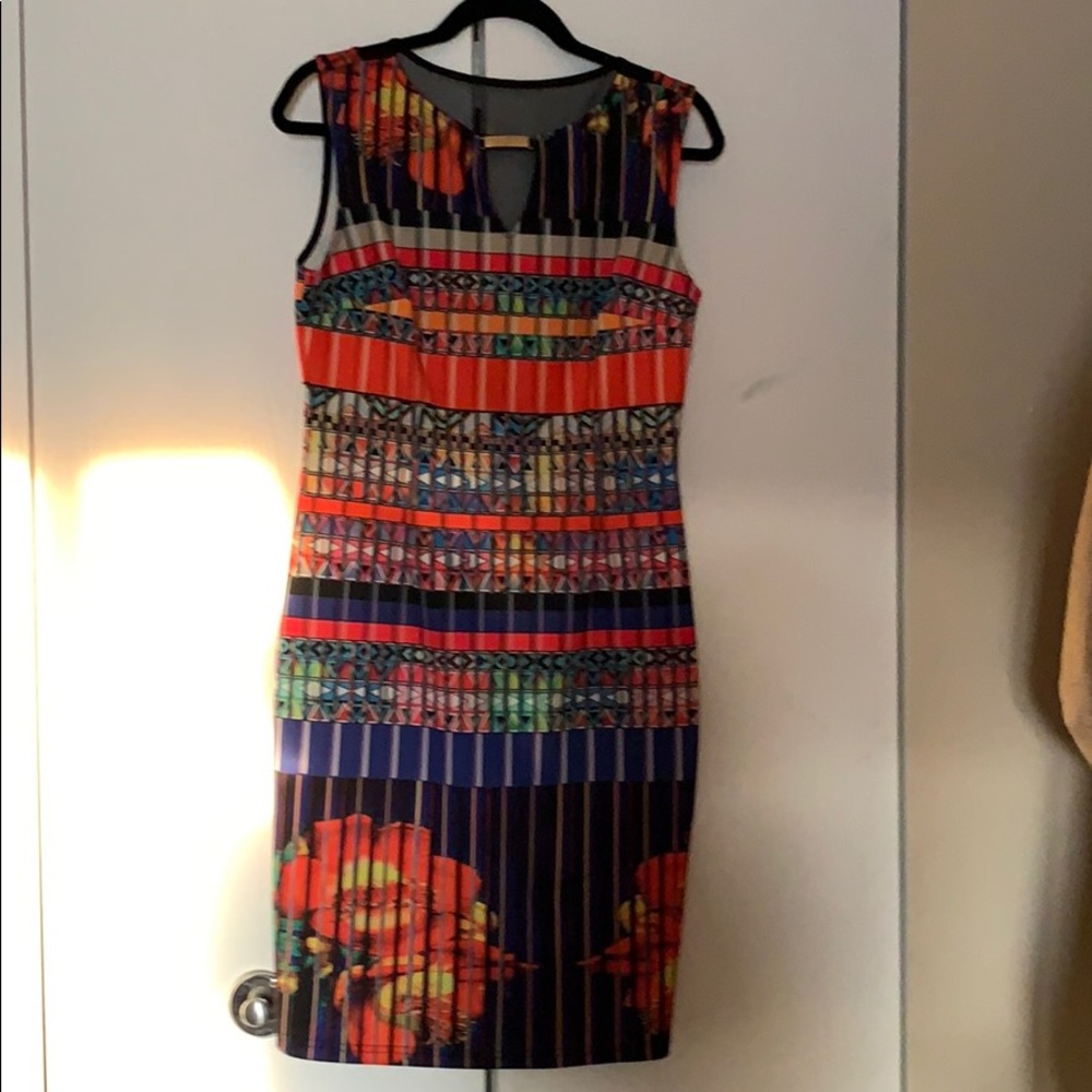 🎄Beautiful Multi Color Joseph Rikkoff Dress👗